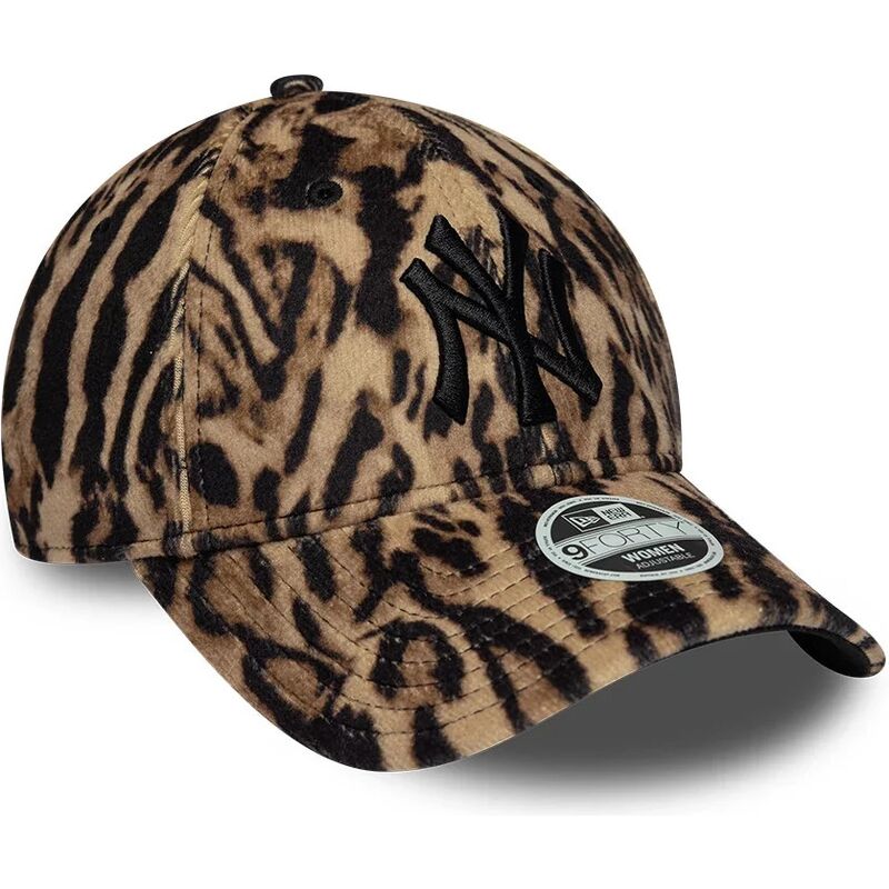 kasketter-buet-leopard-justerbar-rem-9forty-ocelot-print-fra-new-york-yankees-mlb-af-new-era