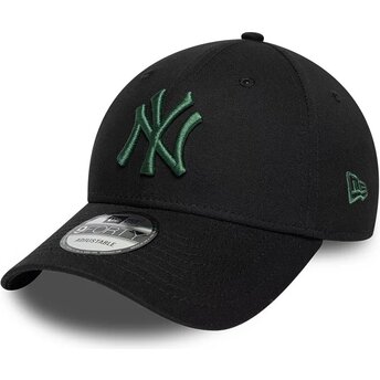 Kasketter buet sort justerbar rem 9FORTY League Essential fra New York Yankees MLB af New Era