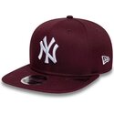 kasketter-flad-rod-snapback-9fifty-original-fit-league-essential-fra-new-york-yankees-mlb-af-new-era