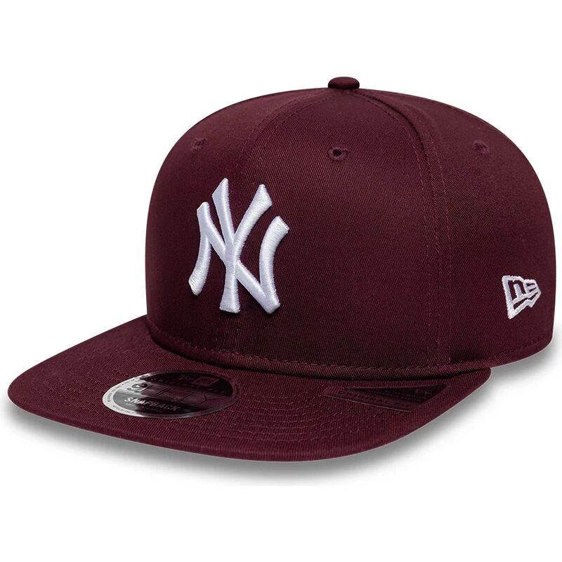 kasketter-flad-rod-snapback-9fifty-original-fit-league-essential-fra-new-york-yankees-mlb-af-new-era