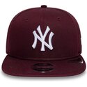 kasketter-flad-rod-snapback-9fifty-original-fit-league-essential-fra-new-york-yankees-mlb-af-new-era