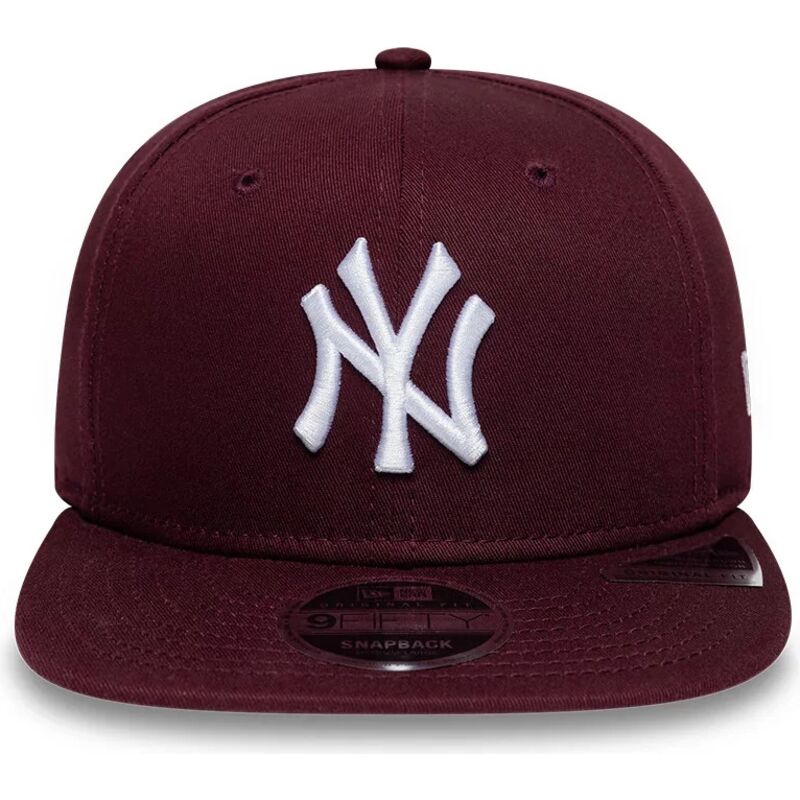 kasketter-flad-rod-snapback-9fifty-original-fit-league-essential-fra-new-york-yankees-mlb-af-new-era