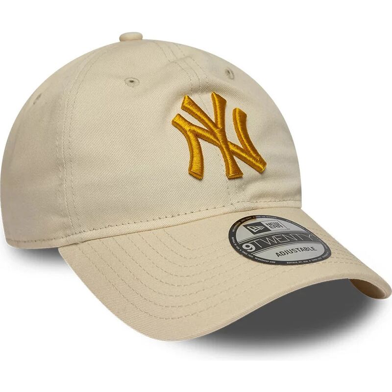 kasketter-buet-beige-justerbar-rem-dorado-9twenty-league-essential-fra-new-york-yankees-mlb-af-new-era
