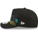 kasketter-buet-sort-snapback-9fifty-a-frame-precurved-skyline-fra-los-angeles-dodgers-mlb-af-new-era