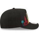 kasketter-buet-sort-snapback-9fifty-a-frame-precurved-skyline-fra-los-angeles-dodgers-mlb-af-new-era