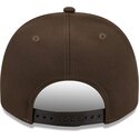 kasketter-buet-brun-snapback-9fifty-a-frame-precurved-visor-pin-fra-atlanta-braves-mlb-af-new-era