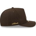 kasketter-buet-brun-snapback-9fifty-a-frame-precurved-visor-pin-fra-atlanta-braves-mlb-af-new-era