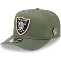 kasketter-buet-gron-snapback-9fifty-a-frame-precurved-side-pin-fra-las-vegas-raiders-nfl-af-new-era