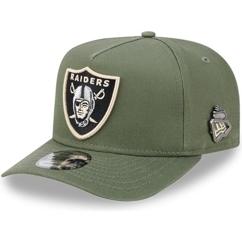 kasketter-buet-gron-snapback-9fifty-a-frame-precurved-side-pin-fra-las-vegas-raiders-nfl-af-new-era