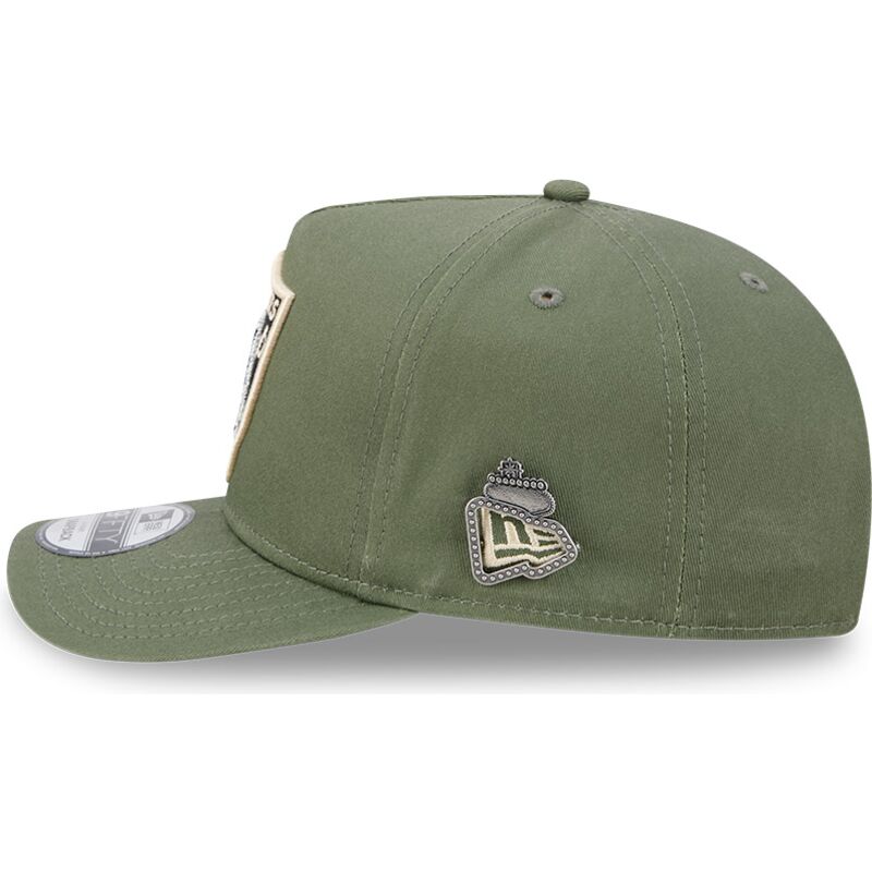 kasketter-buet-gron-snapback-9fifty-a-frame-precurved-side-pin-fra-las-vegas-raiders-nfl-af-new-era