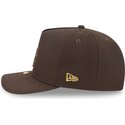 kasketter-buet-brun-snapback-9fifty-a-frame-precurved-visor-pin-fra-los-angeles-dodgers-mlb-af-new-era
