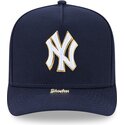 kasketter-buet-marinebla-snapback-9fifty-a-frame-precurved-visor-pin-fra-new-york-yankees-mlb-af-new-era