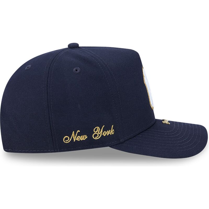 kasketter-buet-marinebla-snapback-9fifty-a-frame-precurved-visor-pin-fra-new-york-yankees-mlb-af-new-era