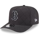 kasketter-buet-sort-snapback-9fifty-a-frame-precurved-checkered-fra-boston-red-sox-mlb-af-new-era