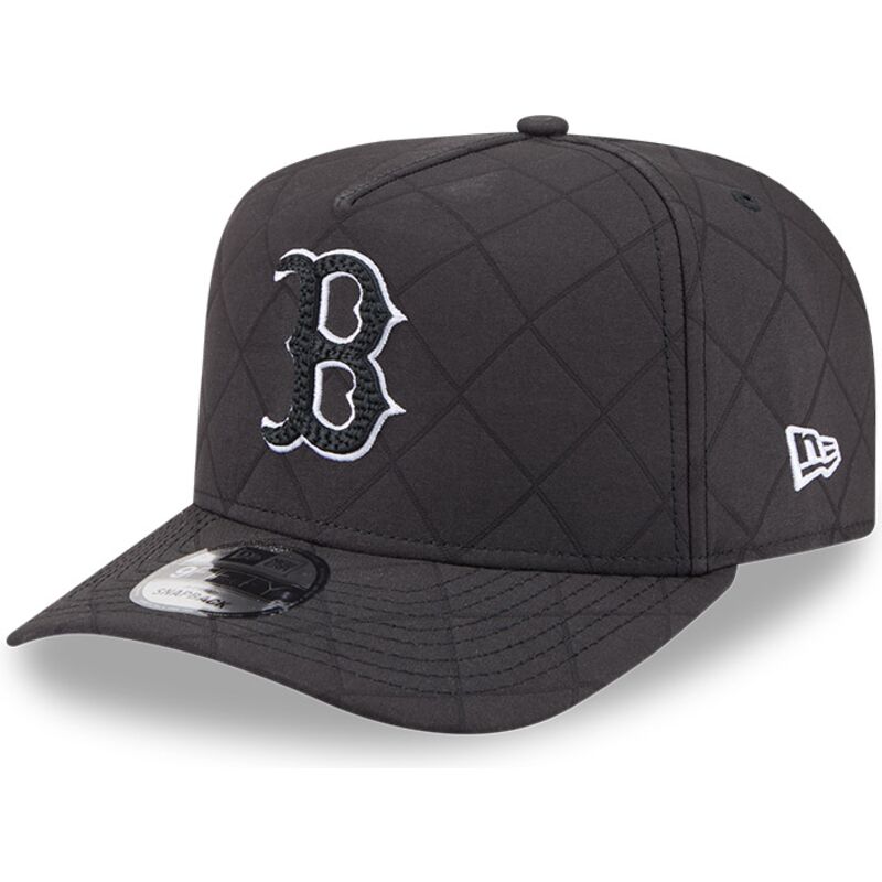 kasketter-buet-sort-snapback-9fifty-a-frame-precurved-checkered-fra-boston-red-sox-mlb-af-new-era kasketter-buet-sort-snapback-9fifty-a-frame-precurved-checkered-fra-boston-red-sox-mlb-af-new-era