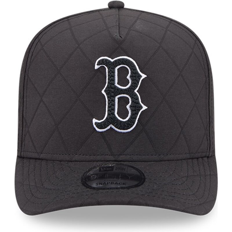 kasketter-buet-sort-snapback-9fifty-a-frame-precurved-checkered-fra-boston-red-sox-mlb-af-new-era kasketter-buet-sort-snapback-9fifty-a-frame-precurved-checkered-fra-boston-red-sox-mlb-af-new-era