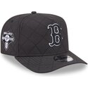 kasketter-buet-sort-snapback-9fifty-a-frame-precurved-checkered-fra-boston-red-sox-mlb-af-new-era