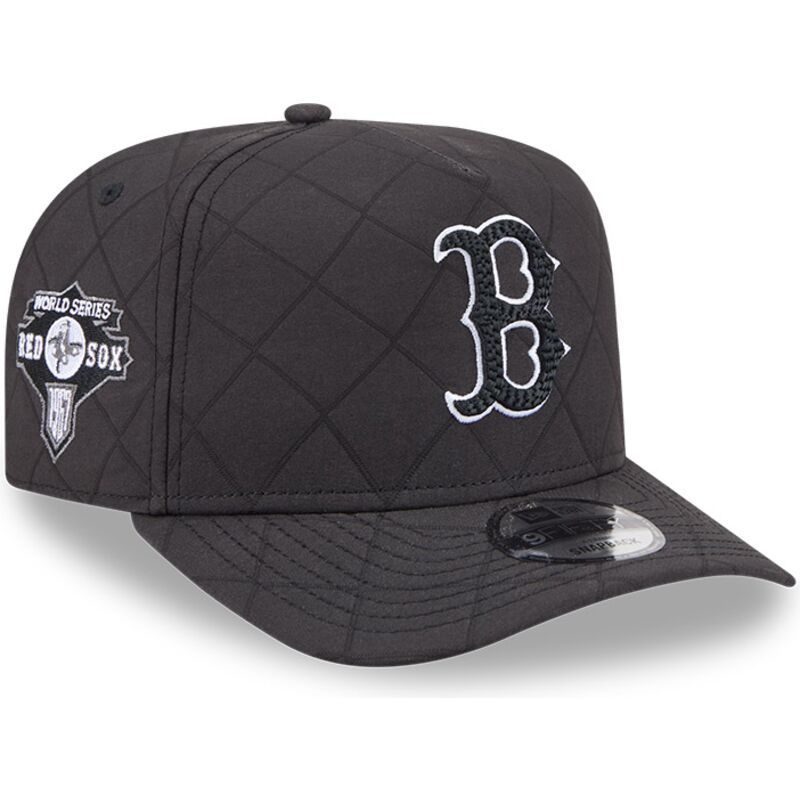kasketter-buet-sort-snapback-9fifty-a-frame-precurved-checkered-fra-boston-red-sox-mlb-af-new-era kasketter-buet-sort-snapback-9fifty-a-frame-precurved-checkered-fra-boston-red-sox-mlb-af-new-era