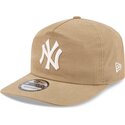 kasketter-buet-beige-snapback-19twenty-precurved-fra-new-york-yankees-mlb-af-new-era