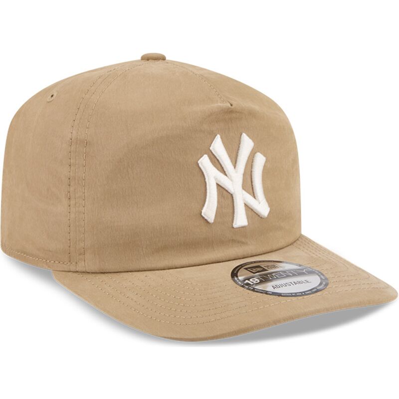 kasketter-buet-beige-snapback-19twenty-precurved-fra-new-york-yankees-mlb-af-new-era