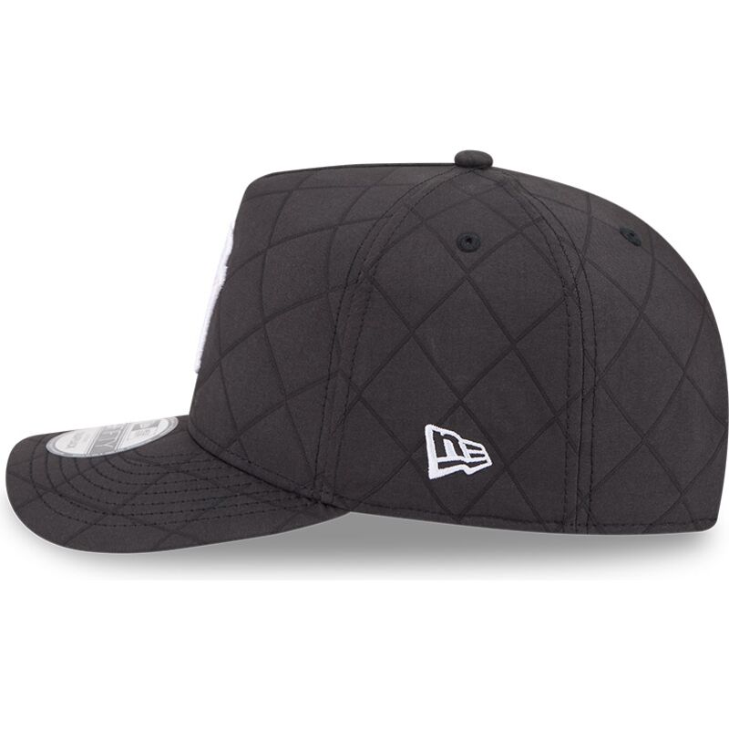 kasketter-buet-sort-snapback-9fifty-a-frame-precurved-checkered-fra-new-york-yankees-mlb-af-new-era
