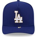 kasketter-buet-bla-snapback-9fifty-a-frame-precurved-visor-pin-fra-los-angeles-dodgers-mlb-af-new-era