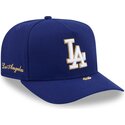 kasketter-buet-bla-snapback-9fifty-a-frame-precurved-visor-pin-fra-los-angeles-dodgers-mlb-af-new-era