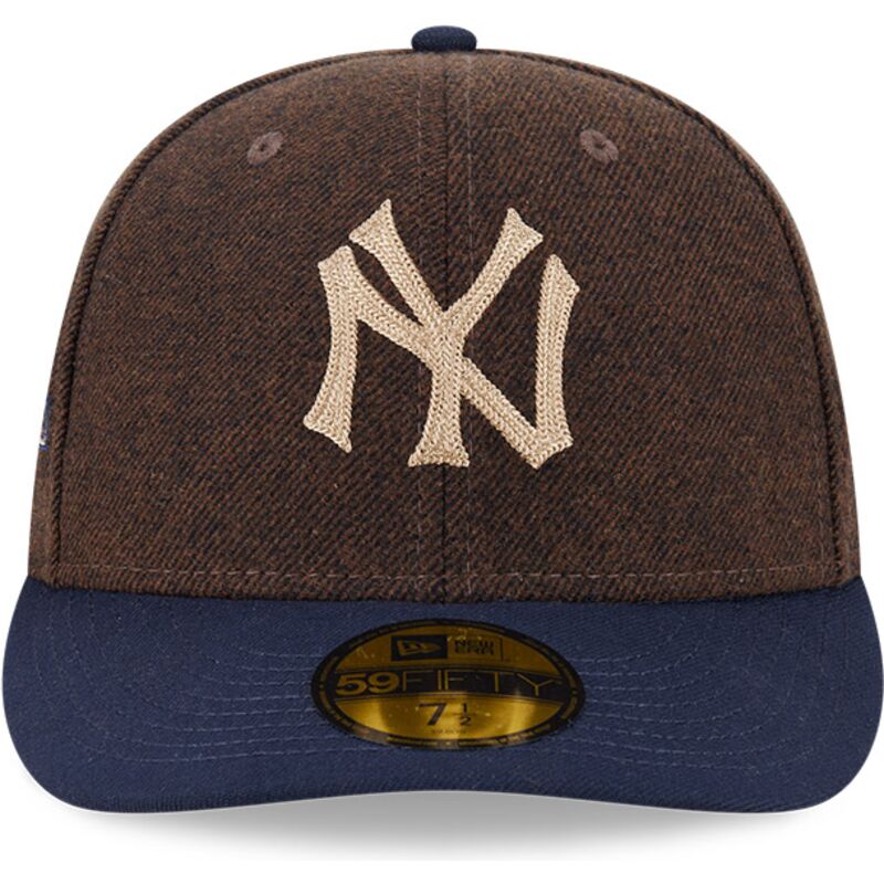 kasketter-buet-brun-tilpasset-59fifty-precurved-fra-new-york-yankees-mlb-af-new-era kasketter-buet-brun-tilpasset-59fifty-precurved-fra-new-york-yankees-mlb-af-new-era
