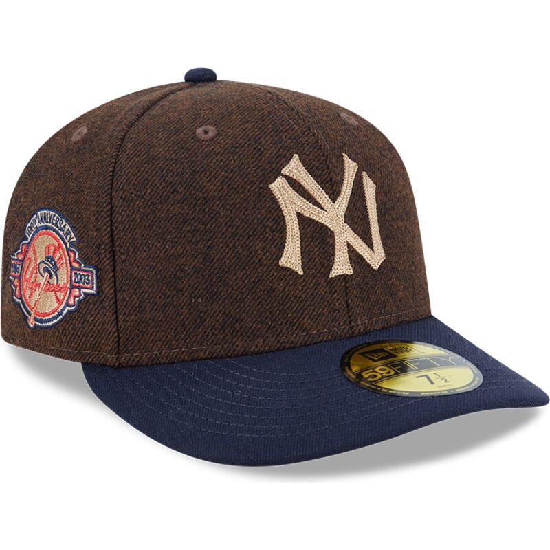 kasketter-buet-brun-tilpasset-59fifty-precurved-fra-new-york-yankees-mlb-af-new-era kasketter-buet-brun-tilpasset-59fifty-precurved-fra-new-york-yankees-mlb-af-new-era