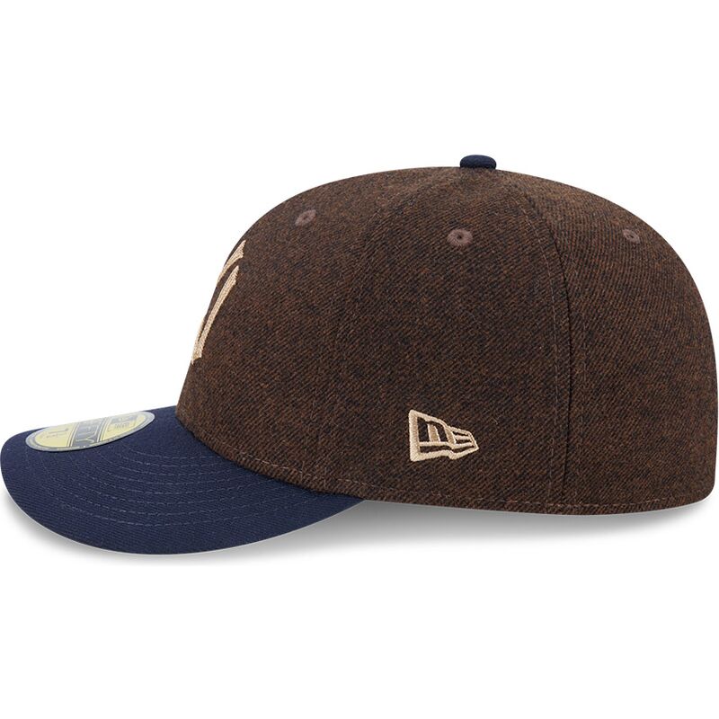 kasketter-buet-brun-tilpasset-59fifty-precurved-fra-new-york-yankees-mlb-af-new-era kasketter-buet-brun-tilpasset-59fifty-precurved-fra-new-york-yankees-mlb-af-new-era