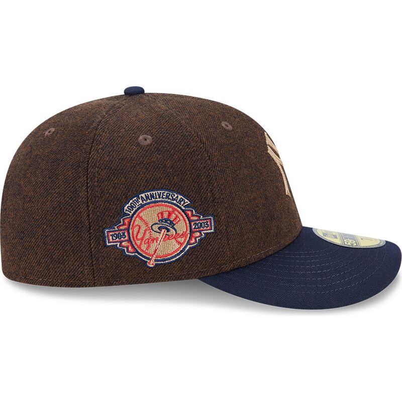 kasketter-buet-brun-tilpasset-59fifty-precurved-fra-new-york-yankees-mlb-af-new-era kasketter-buet-brun-tilpasset-59fifty-precurved-fra-new-york-yankees-mlb-af-new-era