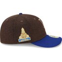 kasketter-buet-brun-tilpasset-59fifty-precurved-fra-los-angeles-dodgers-mlb-af-new-era
