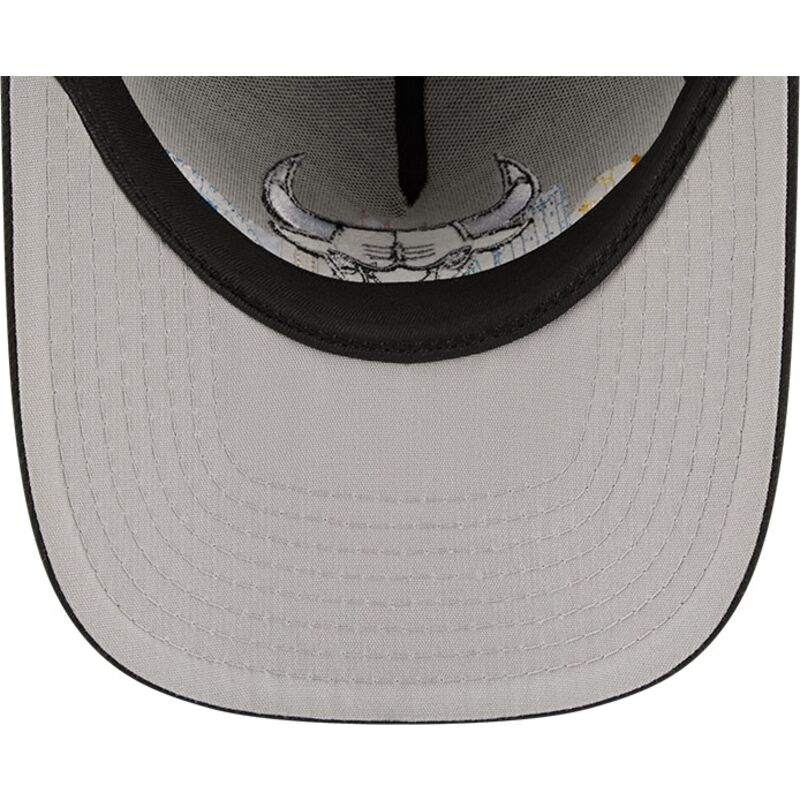 kasketter-buet-sort-snapback-9fifty-a-frame-precurved-skyline-fra-chicago-bulls-nba-af-new-era