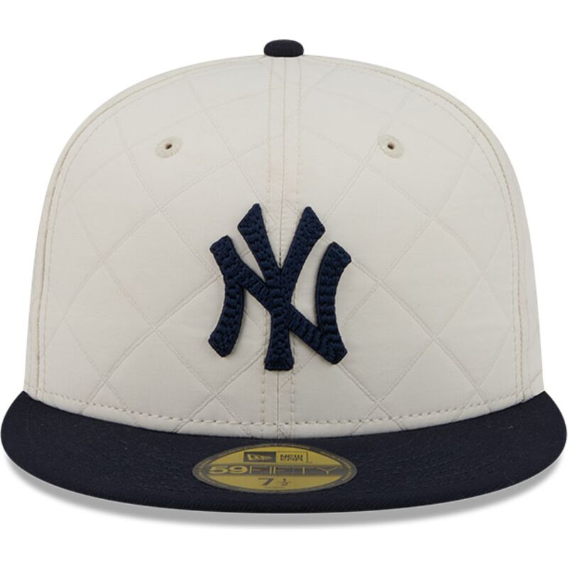 kasketter-flad-hvid-tilpasset-59fifty-checkered-fra-new-york-yankees-mlb-af-new-era