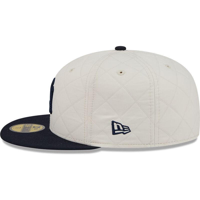 kasketter-flad-hvid-tilpasset-59fifty-checkered-fra-new-york-yankees-mlb-af-new-era