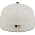 kasketter-flad-hvid-tilpasset-59fifty-checkered-fra-new-york-yankees-mlb-af-new-era