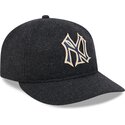 kasketter-buet-sort-justerbar-rem-9fifty-retro-crown-precurved-fra-new-york-yankees-mlb-af-new-era