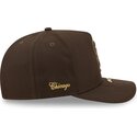 kasketter-buet-brun-snapback-9fifty-a-frame-precurved-visor-pin-fra-chicago-white-sox-mlb-af-new-era