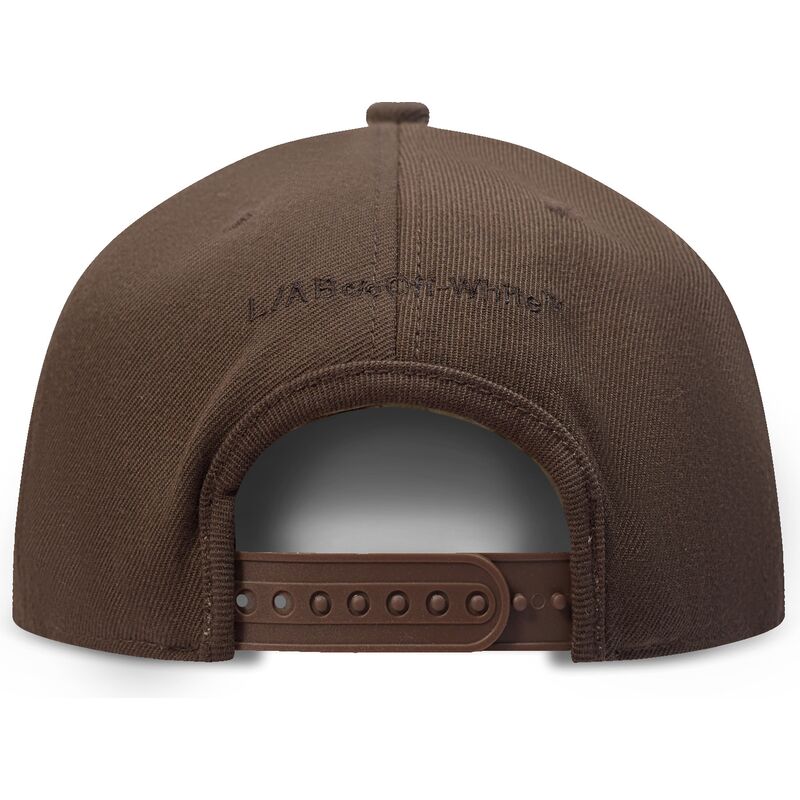 kasketter-flad-brun-snapback-off-embroidered-twill-af-l-ab-c-o-off-white