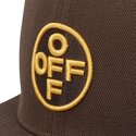 kasketter-flad-brun-snapback-off-embroidered-twill-af-l-ab-c-o-off-white