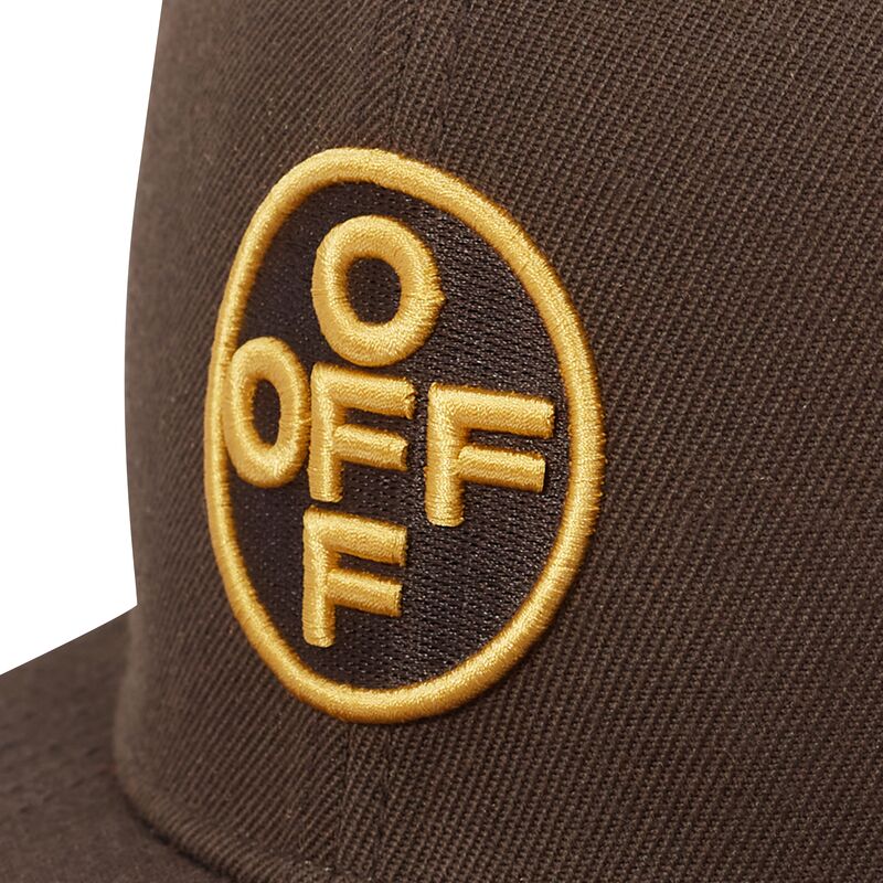 kasketter-flad-brun-snapback-off-embroidered-twill-af-l-ab-c-o-off-white
