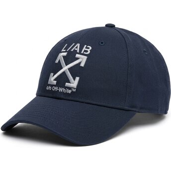 Kasketter buet marineblå justerbar rem Clamp Arrows Twill af L/AB c/o Off-White™