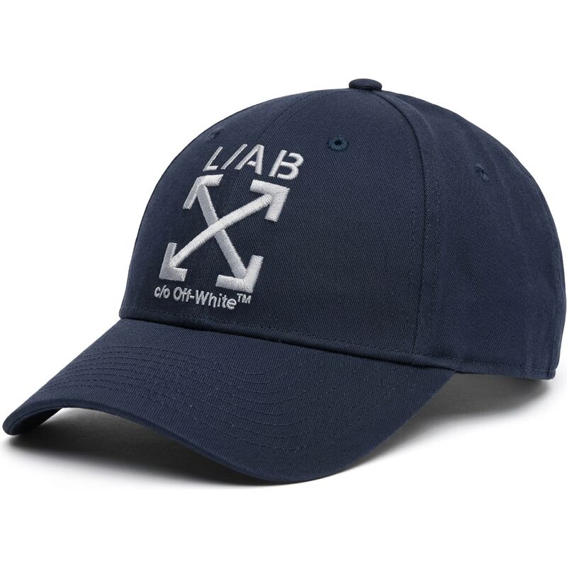 kasketter-buet-marinebla-justerbar-rem-clamp-arrows-twill-af-l-ab-c-o-off-white