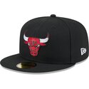 kasketter-flad-sort-tilpasset-59fifty-rhinestone-badge-fra-chicago-bulls-nba-af-new-era