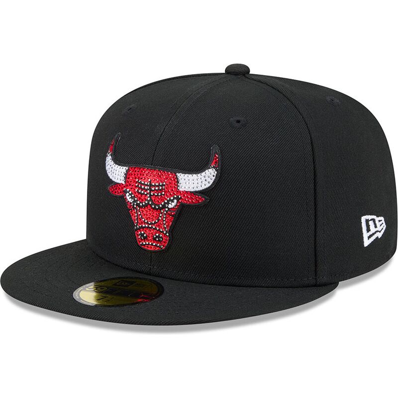 kasketter-flad-sort-tilpasset-59fifty-rhinestone-badge-fra-chicago-bulls-nba-af-new-era kasketter-flad-sort-tilpasset-59fifty-rhinestone-badge-fra-chicago-bulls-nba-af-new-era