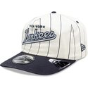 kasketter-buet-marinebla-snapback-19twenty-pinstripe-fra-new-york-yankees-mlb-af-new-era