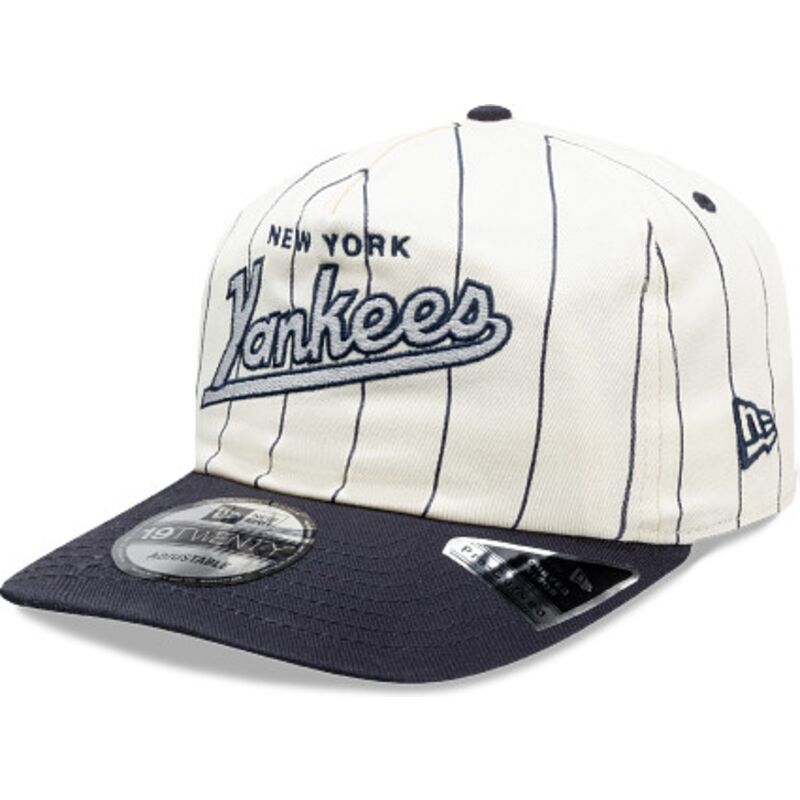 kasketter-buet-marinebla-snapback-19twenty-pinstripe-fra-new-york-yankees-mlb-af-new-era