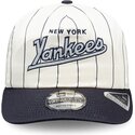 kasketter-buet-marinebla-snapback-19twenty-pinstripe-fra-new-york-yankees-mlb-af-new-era
