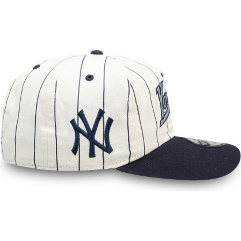 kasketter-buet-marinebla-snapback-19twenty-pinstripe-fra-new-york-yankees-mlb-af-new-era