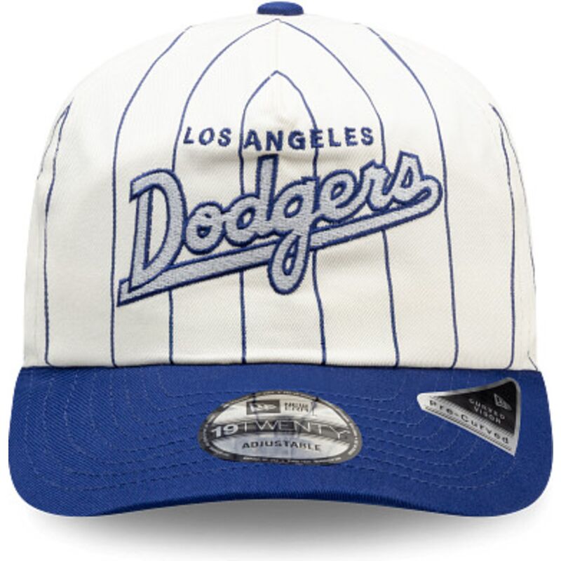 kasketter-buet-bla-snapback-19twenty-pinstripe-fra-los-angeles-dodgers-mlb-af-new-era